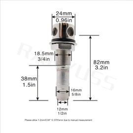 RANYUSS 1PC of Stainless Steel 316 Marine Grade Fuel Gas Tank Vent with Mounting Gasket Hardware Fitting for 5/8inch Hose