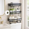 PowerKing Over The Toilet Storage Shelf, 3 Tier Bathroom Organizer