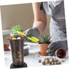 DOITOOL 2-Pack Ceramic Orchid Pots Terracotta Planting Pots for Home