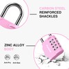 Puroma 2 Pack Combination Lock for Locker 4 Digit Outdoor