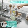 HapiRm Sponge Holder for Kitchen Sink - Self-draining Sink Caddy