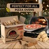 Pizza Oven Wood with Fire Starters, 12 lbs Kiln-Dried White