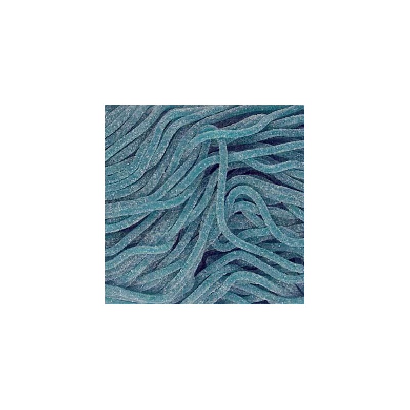 Smarty Stop Licorice Laces Gummy Candy (Blue Raspberry, 2 Pound