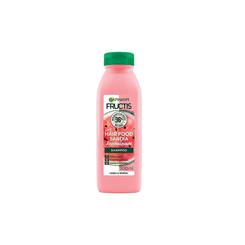 Fructis - Champú Garnier para el cabello Sandia, 300 ml