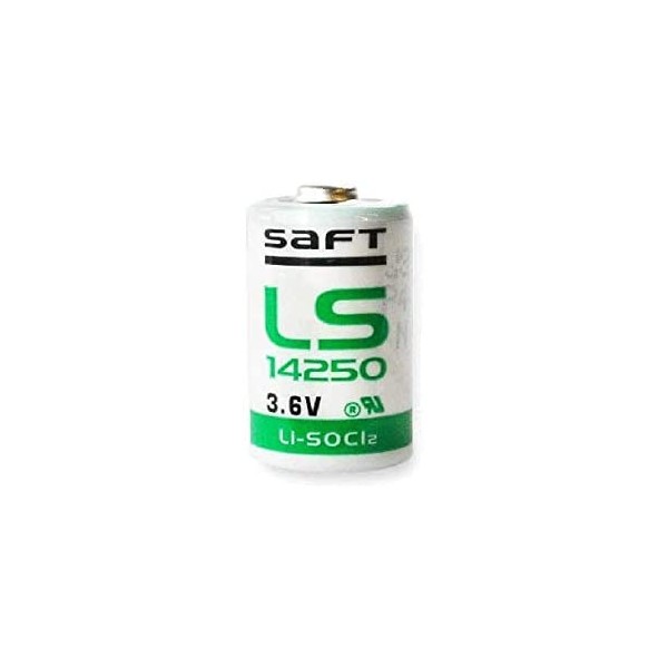2 x Saft LS-14250 1/2 AA 3.6V Lithium Primary Batteries (non Rechargeable)
