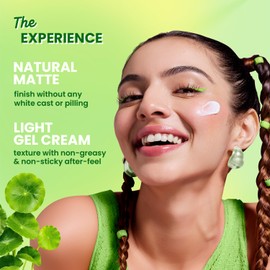 Dot & Key CICA Calming Mattifying Sunscreen SPF 50 PA++++ For Oily Acne Prone & Sensitive Skin UVA/UVB Protection No White Cast, Ultra Light, Fragrance Free & Quick Absorbing 50g