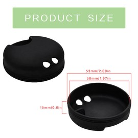 Leewoth 2Pcs Silicone Splashguard for Nalgene 32 oz Wide Mouth Water Bottle Accessories with Drinking Spout and Ventilation Holes