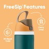 Owala FreeSip Insulated Stainless Steel Water Bottle with Straw, BPA-Free