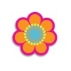 Retro Planet Mod Flower 60s Style Die Cut Vinyl Sticker