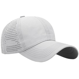 AIEOE Mesh Baseball Cap Men's Quick-Drying Breathable Sports Cap Outdoor Summer Leisure Sun Protection, lightgrey, Unit size