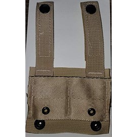 Specialty Defense Systems G.I. Military MOLLE II Alice Clip Adaptor ~TAN~ Set of (2) NSN:8465-01-491-7443