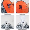 BERHICHAD Snowy Volcano Model Decorative Play Mat Dinosaur Volcano Toy