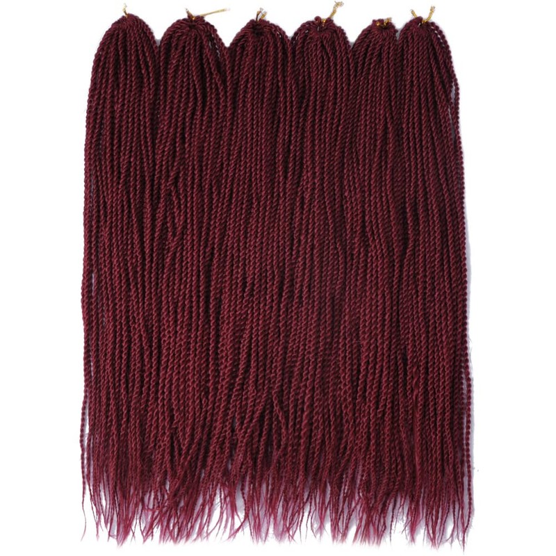 Palace hair 6Pack/LOT Senegalese Twist Crochet Hair Braids Small Easy