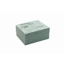 Exacompta - Ref 103-BLUZ - Guildhall - Petty Cash Vouchers, 101 x 127mm, 70gsm Paper, 100 Sheets per Pad, Pre-Printed Headings for Accurate Recording - Blue, Pack of 5