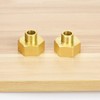 nutmanel 3/8 to 3/4 Inch Brass Reducer Extension with Sealing