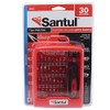 Santul 8095 Juego de 30 Puntas de Desarmadores de Joyero