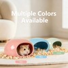 2-Pack Small Animal Backpack Carrier & Ceramic Hamster Hideout for