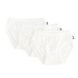KYTE BABY Rayon made from Bamboo Undies, 3 Pack, Cloud, 6 Years