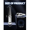 M14x1.5 Spike Lug Nuts 20pcs Black Lug Nuts Compatible with