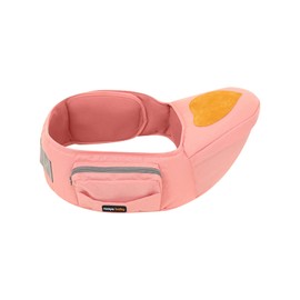SONARIN Ergonomic Baby Hip Seat, Multifunctional, Lightweight, Adjustable Waist Stool, Baby Carrier, Hipseat, Hip Carrier, Abdominal Carry with Side Pocket for Baby, Toddlers, 0-36 Months (Pink)