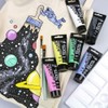 Krevo Art Fabric Paints Fabric Paints Washable Textile Paint Black
