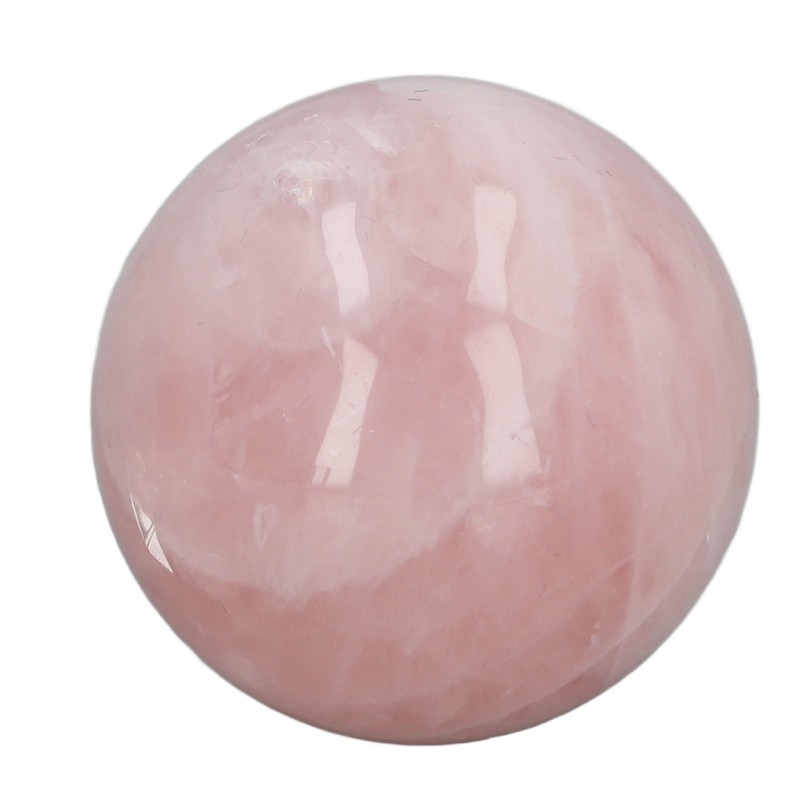 Pink Crystal Ball 2 Inch Natural Rose Quartz Sphere Ball