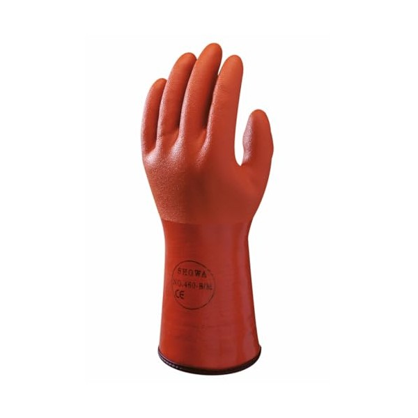 Showa Gloves SHO460-XL No.460 Insulated Glove, Size: X-Large, Orange