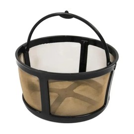 Delibru Reusable Coffee Filter Basket | 8-12 Cups Gold Tone Mesh Coffee Filter | Compatible for Keurig K Duo Essentials and K Duo | Eco-Friendly Way to Brew