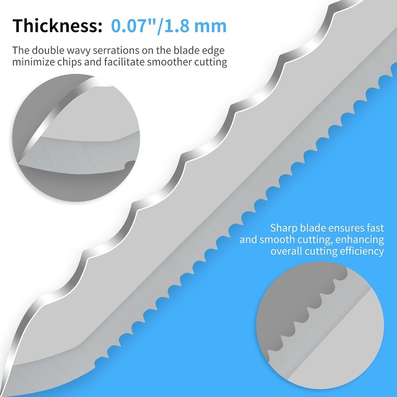 Insulation Knife with Sheath Stainless Steel Blade 11” Double Sided