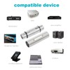 Smithok XLR Adapter 4 Pack(2-Pair), 2 XLR Male to Male