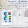 AnkiloIndoor Outdoor Thermometer Hygrometer Weather Stations, Digital Hygrometer Wireless Indoor