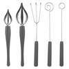 2 pcs Drawing Decorating Spoon Set,3 Pcs Candy Dipping Tools