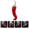 LIFKOME 2pcs Chili Pepper Brooch Pin Unique Vegetable Lapel Pins