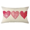 Ogiselestyle Valentine's Day Hearts Lumbar Throw Pillow Cover, 12 x
