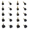 TOVOT 60PCS 5 Sizes High Heel Replacement Tips High Heel