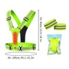 Hitopin Reflective Vest Reflective LED Running Vest Reflective Vest Reflective