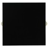 HofferRuffer Extra Large Square Serving Tray, Elegant Faux Leather Ottoman