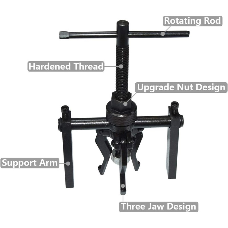 CENWOTL 3 Jaw Inner Bearing Puller Gear Extractor Internal External