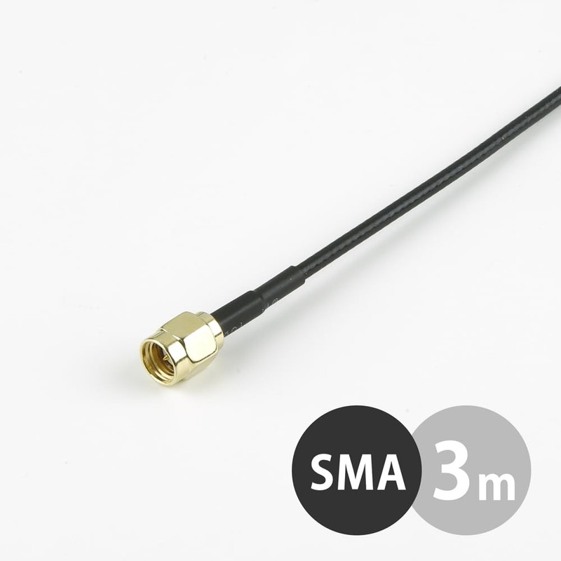 SMA Connector & Coaxial Cable for Mobile Bases 3.9 ft
