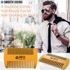 Beard & Mustache Brush and Comb Kit - Boar Bristle