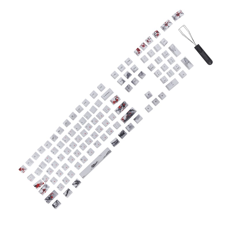 Keycaps PBT 5Sided Sublimation 110 Keys Keyboard Caps for Mechanical