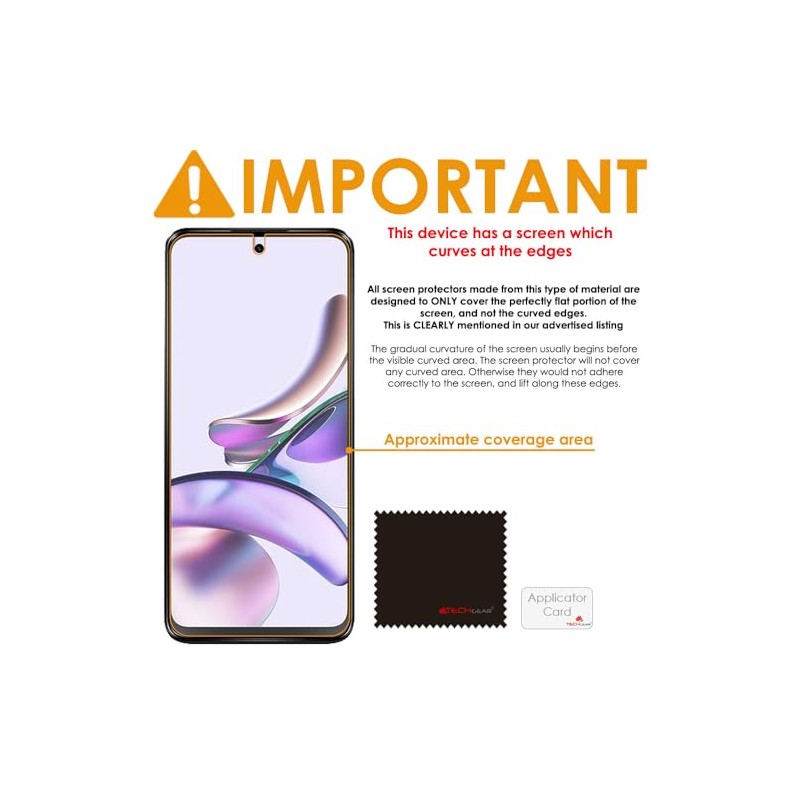 TECHGEAR [5 Pack] Screen Protectors Compatible for Motorola Moto G04,