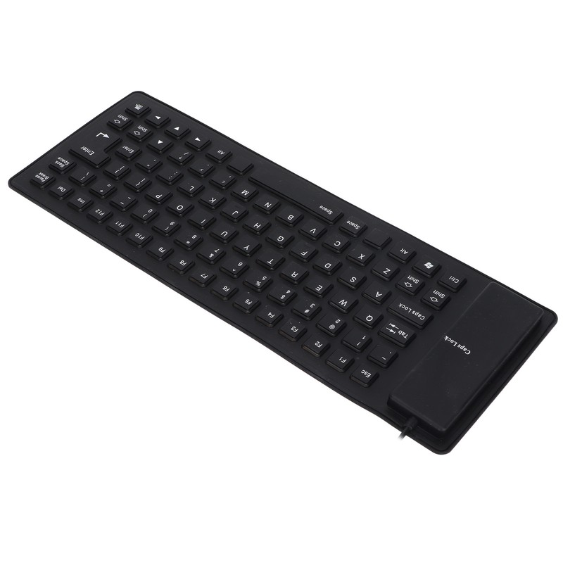 Silicone Keyboard Fully Sealed Design Lightweight Portable Silent Soft Comfortable