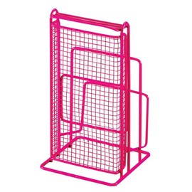 パール金属 モイスト 包丁 ・ まな板 スタンド ピンク H-3177