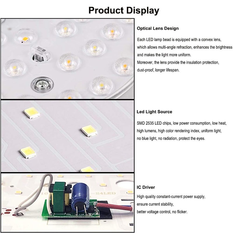 2 Pack LED Module, Ceiling Conversion Kit with Magnet, LED