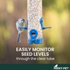 3265 Navy 2-in-1 Tube Bird Feeder - 1.25 lb Capacity