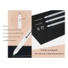 12 Plumas Bolígrafos Lapiceros De Tinta Blanca Gel 3 Colors