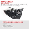 Huray Left LED Inner Tail Light Fit for Nissan Rogue