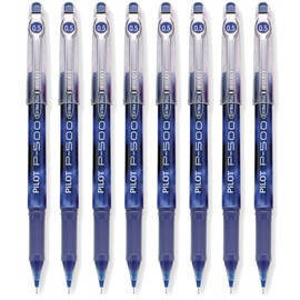 Pilot Precise P-500 Gel Rolling Ball Pen, Extra Fine Blue Ink 8-PACK(38601)