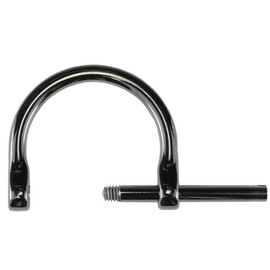 [Leather King] Hand Ring (D), Screw Type (Black Nickel) 1.2 inches (30 mm)